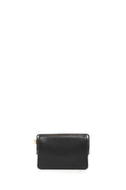 Carrington Clutch in Black Textured Leather