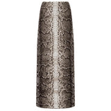 Front view of greyscale bragi skirt on white background, with no model shown.
