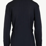 Back view of black gea shirt on white background, with no model shown.