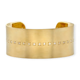 Irene Neuwirth Gold Cuff Bracelet with Rose Cut Diamonds