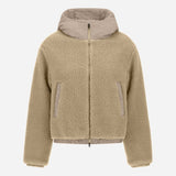 Front view of chantilly knitted jacket on white background, with no model shown,