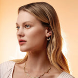 Ileana Makri Diamond Luna Dangle Earrings