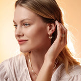 Ileana Makri Diamond Luna Dangle Earrings