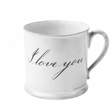 Astier de Villatte I Love You Mug