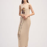 Pressed Flora Pleats Dress - Ranunculus