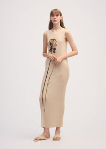 Pressed Flora Pleats Dress - Ranunculus