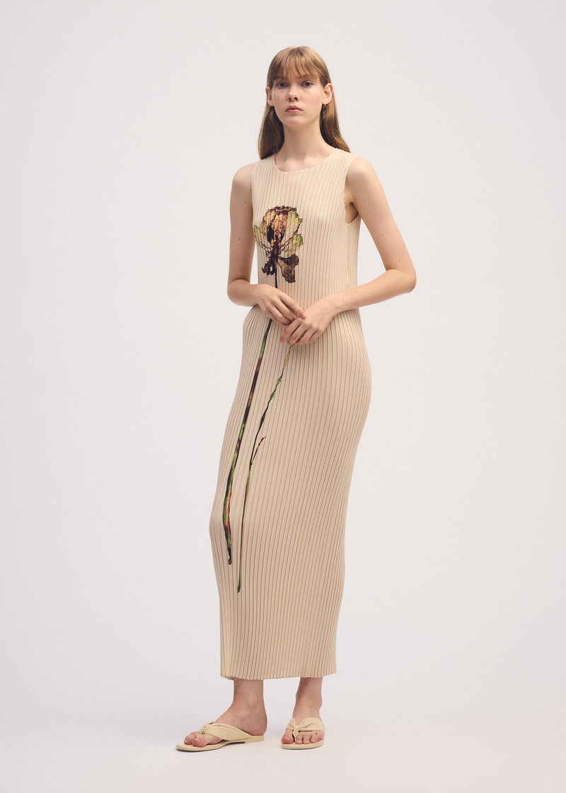 Pressed Flora Pleats Dress - Ranunculus