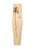 Pressed Flora Pleats Dress - Ranunculus