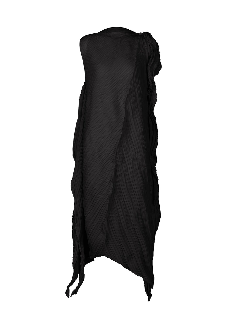 Wrinkled & Twisted Dress - Black