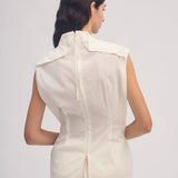 Issey Miyake Ample Top - White