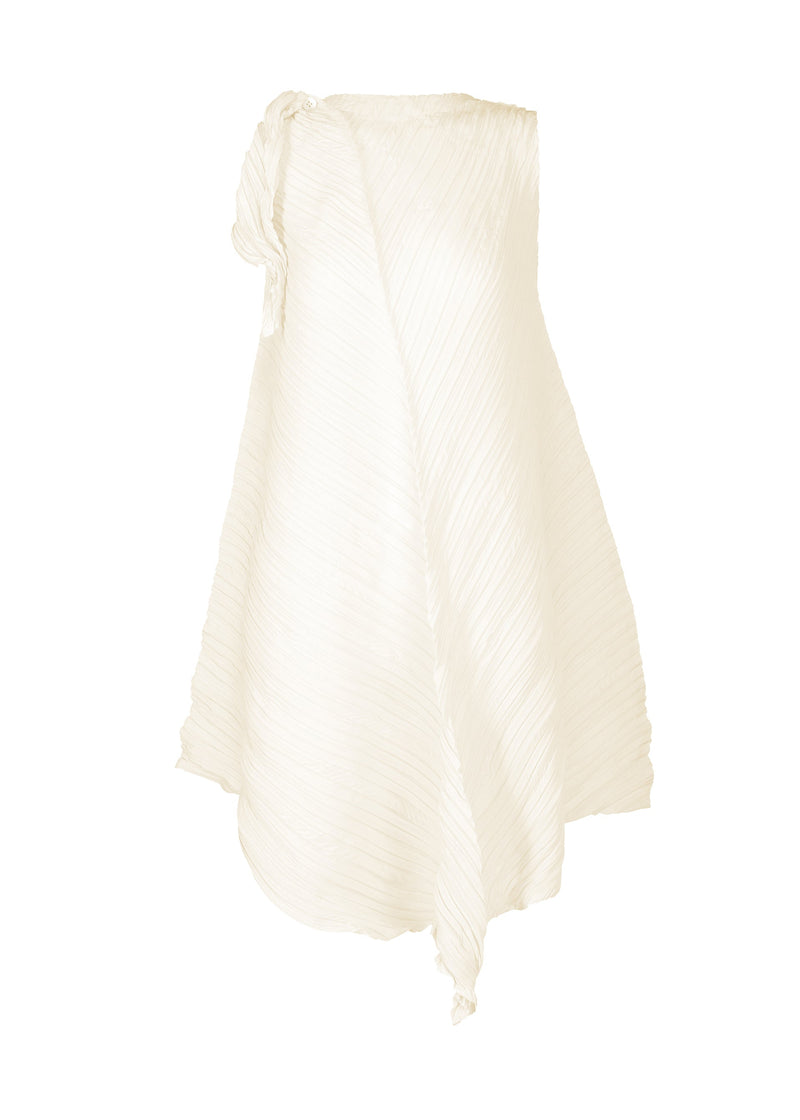 Wrinkled & Twisted Dress - White