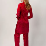 Dosa Jodhpur Shirtdress with Ruffle