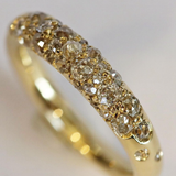 18K Yellow Gold Freda Ring with Diamonds