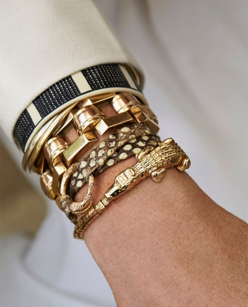 Alligator Wrap Bracelet