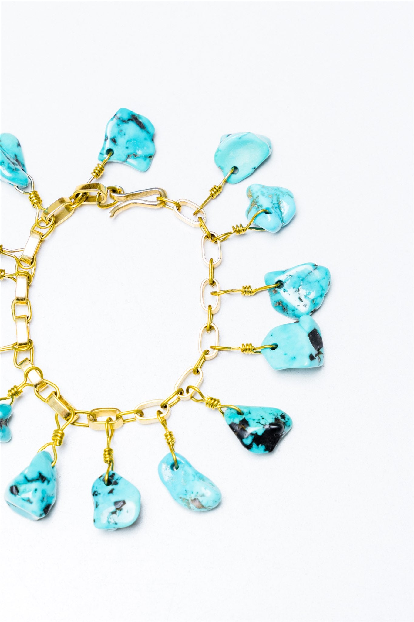 Lisa-Eisner-Jewelry-Turquoise-Nugget-Charm-Bracelet-Amarees