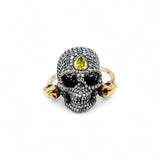 Theodoros 18K Yellow Gold Crazy Skull Ring
