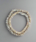 70's Hawaiian Puka Shell and Freshwater Keshi