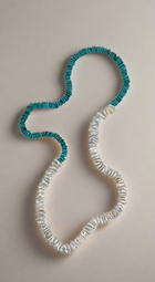 Turquoise Heishi and Freshwater Keshi