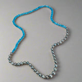 Will Hannigan Sleeping Beauty Turquoise Heishi and Tahitian Round Pearls