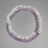 Will Hannigan Faceted Amethyst Beads and Freshwater Keshi