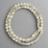 Will Hannigan Faceted Moonstone Beads and Australian Southsea Pearls