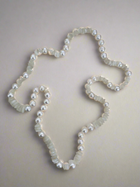 Faceted Moonstone Beads and Australian Southsea Pearls