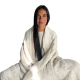Cable Knit Throw