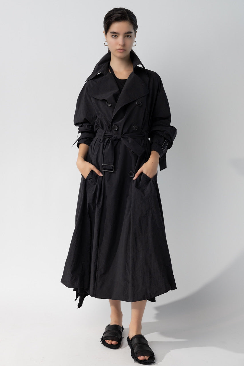 Gusset Trench Coat