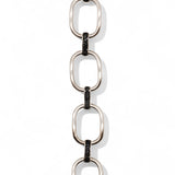 Ileana Makri Strong Link Bracelet with Black Diamonds