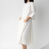 Louiza Babouyan Linen Top with Bracelet Sleeves