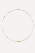 Petite Gumball Gold Beaded Candy Necklace
