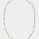 Irene Neuwirth 18K Yellow Gold 34" Rainbow Moonstone Cabochon Necklace