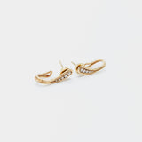 Fernando Jorge 18K Yellow Gold Fluid Diamond Earrings