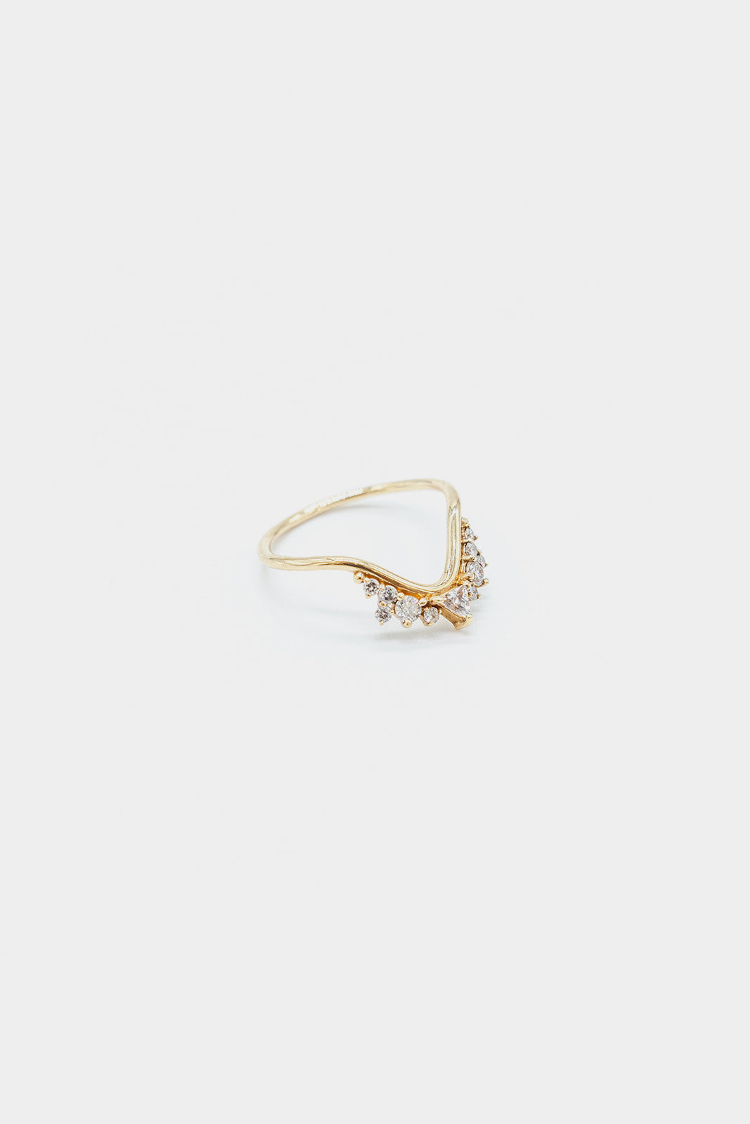 18K Yellow Gold Fusion Waves Large Ring