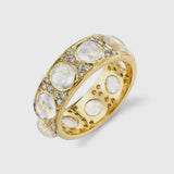 Irene Neuwirth 18K Rainbow Moonstone Ring