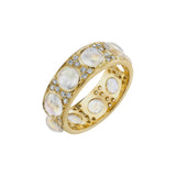 Irene Neuwirth Rainbow Moonstone and Diamond Ring