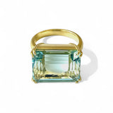 Irene Neuwirth Aquamarine Gemmy Gem Ring