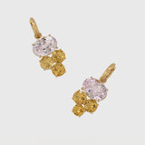 Irene Neuwirth 18K Yellow Gold Kunzite and Beryl  Earrings