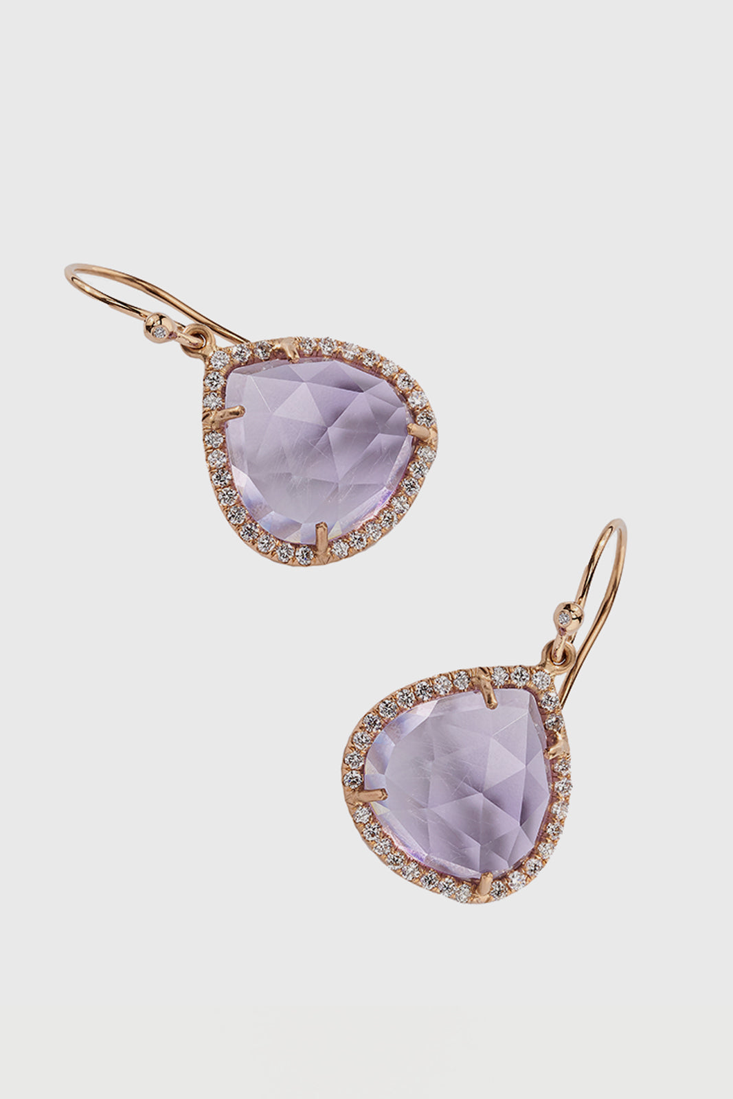 18K Rose Gold Earrings Set