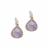 Irene Neuwirth Rose of France Amethysts and Diamond Earrings