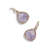 Irene Neuwirth Rose of France Amethysts and Diamond Earrings