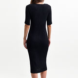 Issey Miyake Hatching Pleats Dress