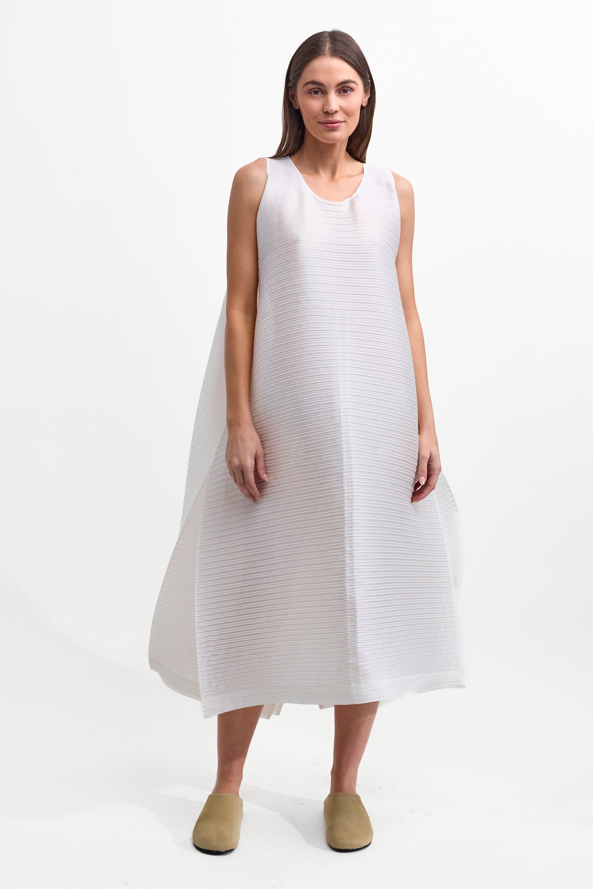Issey Miyake Pleated Midi Dress Issey Miyake Pleated Midi Dress