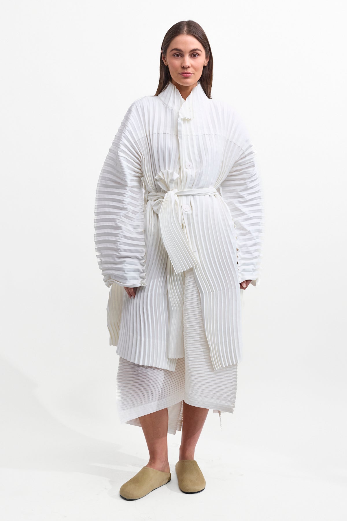 Issey Miyake Wavering Pleats Coat – A'MAREE'S