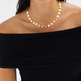 Ileana Makri Baguette Diamond Tile Necklace
