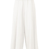 Front view of white campagne pants on white background, with no model shown.