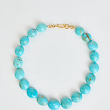 Darlene De Sedle 22" Large Turquoise Bead Necklace