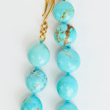 Darlene De Sedle 22" Large Turquoise Bead Necklace