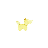 22K Yellow Gold Lemon Quartz Jeff the Poodle Pendant