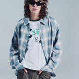 RELAXED LONG SLEEVE SHIRT | BLUE